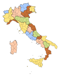 Regions and Provinces of Italy